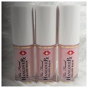 3 x .14oz Tubes Of Travel Size Too Faced Hangover Pillow Balm
Brand New in Boxes